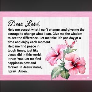 Floral Inspirational Wall Art